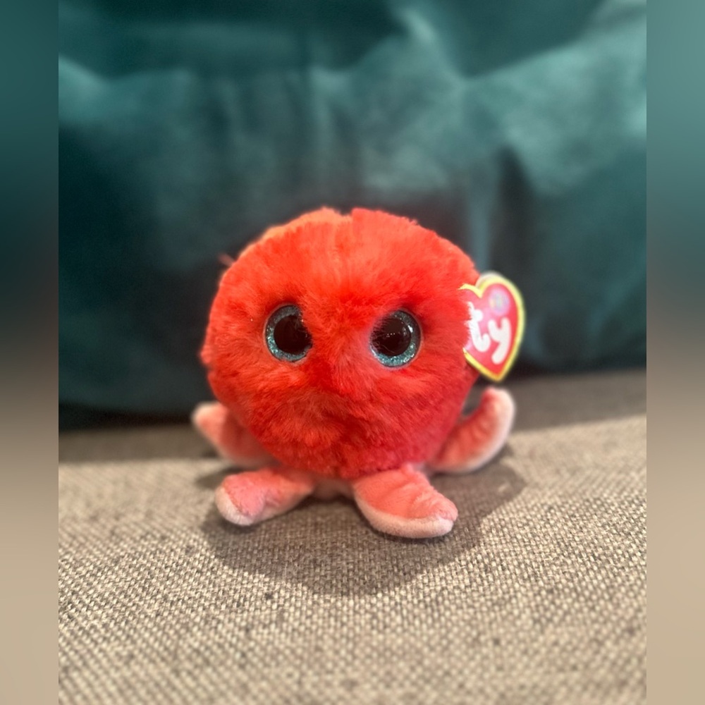 TY Puffies Sheldon the octopus NWT